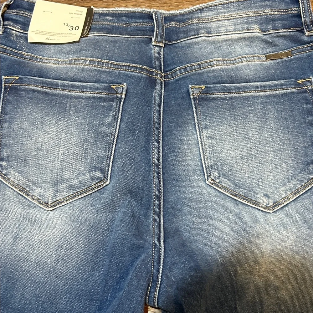 KanCan Blue Distressed High Rise Ankle Skinny Jeans •NWT• - Picture 9 of 11